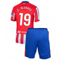 Dječji Nogometni Dres Atletico Madrid Julian Alvarez #19 Domaci 2024-25 Kratak Rukav (+ Kratke hlače)